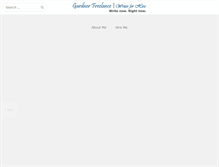 Tablet Screenshot of gardnerfreelance.com